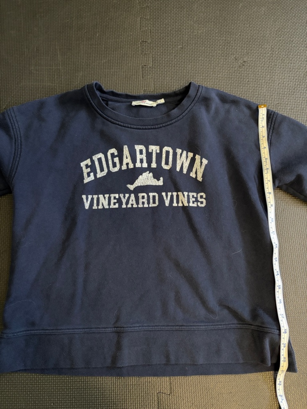 Vineyard Vines Navy Edgartown Graphic Crewneck Sweatshirt - Picture 5 of 8